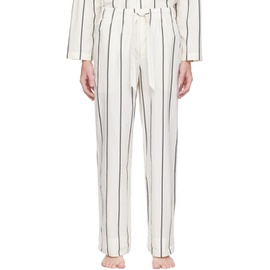 테클라 Tekla 오프화이트 Off-White Striped Pyjama Pants 231482M218002
