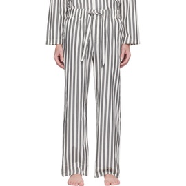 테클라 Tekla 오프화이트 Off-White Striped Pyjama Pants 231482M218003