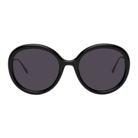 알라이아 ALAIA Black Round Sunglasses 231483F005006