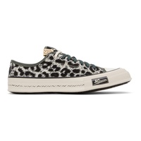 비즈빔 Visvim Gray Skagway Leopard Lo Sneakers 231487M237000