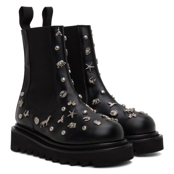  토가 풀라 토가 Toga Pulla Black Embellished Boots 231492F113000