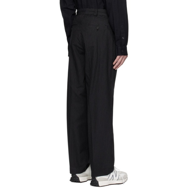  엠에프펜 Mfpen Black Classic Trousers 231505M191000