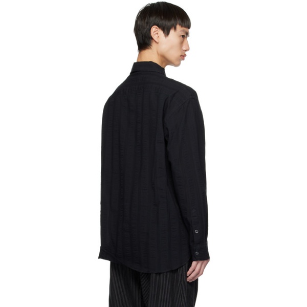  엠에프펜 Mfpen Black Serif Shirt 231505M192011