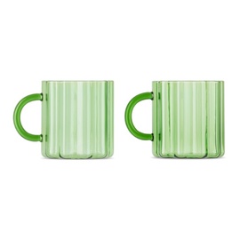 Fazeek Green Wave Mug Set 231507M804000