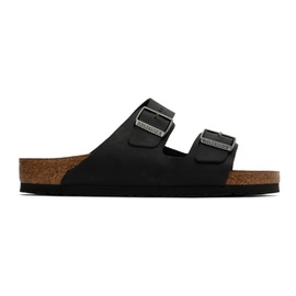 버켄스탁 Birkenstock Black Regular Arizona Soft Footbed Sandals 231513M234005