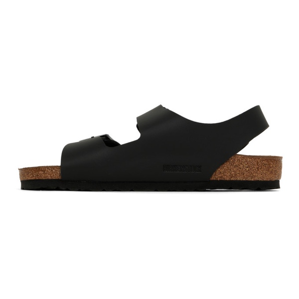 버켄스탁 버켄스탁 Birkenstock Black Regular Milano Sandals 231513M234008