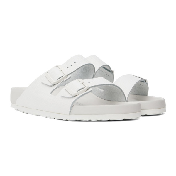 버켄스탁 버켄스탁 Birkenstock White Regular Arizona Sandals 231513M234027