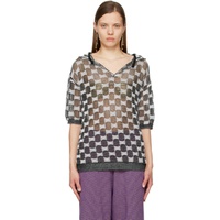 Isa Boulder SSENSE Exclusive Black & White Polo 231541F108002