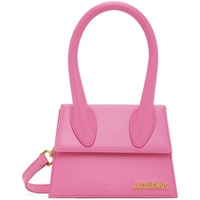 자크뮈스 JACQUEMUS Pink Le Papier Le Chiquito Moyen Bag 231553F046027