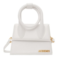 자크뮈스 JACQUEMUS White Le Chiquito Noeud Shoulder Bag 231553F048001