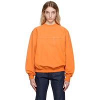 자크뮈스 JACQUEMUS Orange Le Raphia Le Sweatshirt Fio Sweatshirt 231553F098006