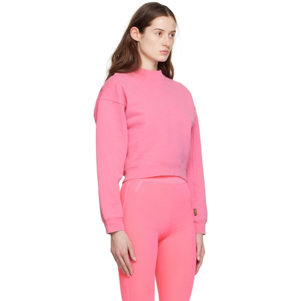  자크뮈스 JACQUEMUS Pink Le Sweatshirt Corto Sweatshirt 231553F098008