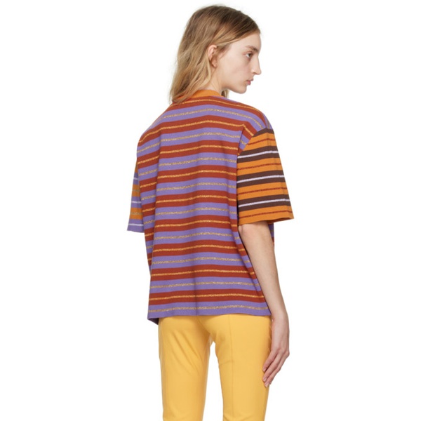  자크뮈스 JACQUEMUS Multicolor Le Raphia La Mailla Sao T-Shirt 231553F110006