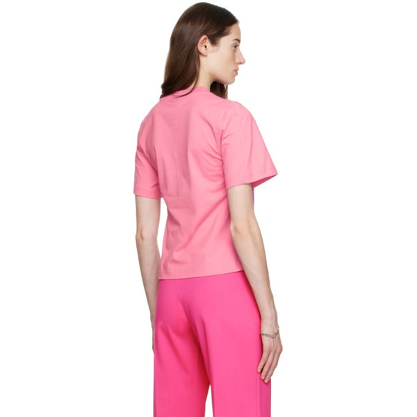  자크뮈스 JACQUEMUS Pink Le T-Shirt Bikini T-Shirt 231553F110073