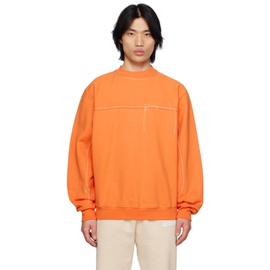 자크뮈스 JACQUEMUS Orange Le Raphia Le Sweatshirt Fio Sweatshirt 231553M204002