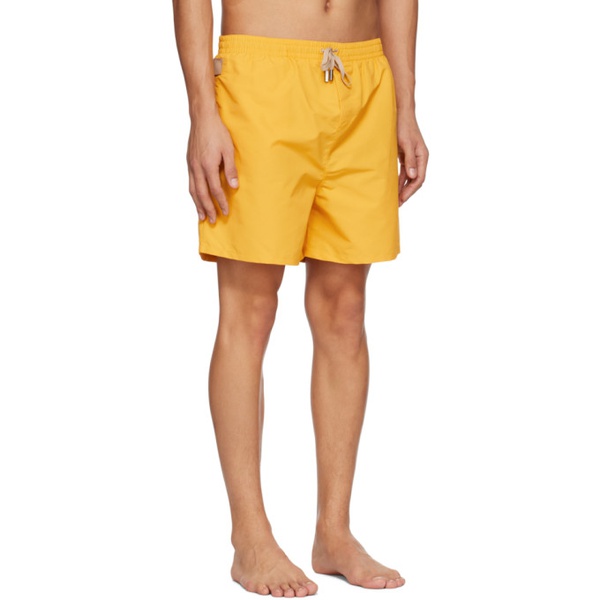  자크뮈스 JACQUEMUS Yellow Le Maillot Praia Swim Shorts 231553M208003