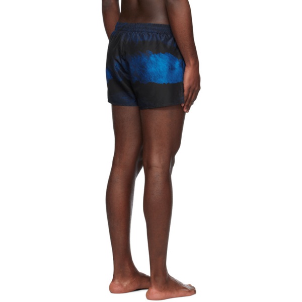  COMMAS SSENSE Exclusive Black & Blue Swim Shorts 231583M193008