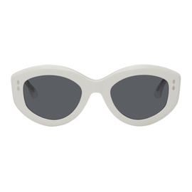 이자벨마랑 Isabel Marant White Cat-Eye Sunglasses 231600F005010