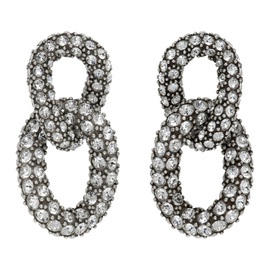 이자벨마랑 Isabel Marant Silver Funky Ring Earrings 231600F022005