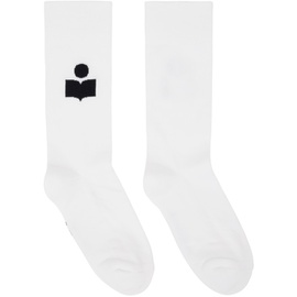 이자벨마랑 Isabel Marant White Sporty Socks 231600F076003