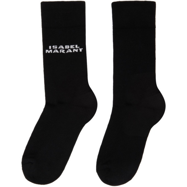 이자벨마랑 이자벨마랑 Isabel Marant Black Dawi Socks 231600F076005
