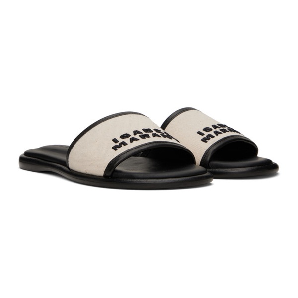 이자벨마랑 이자벨마랑 Isabel Marant 오프화이트 Off-White & Black Vikee Sandals 231600F124022