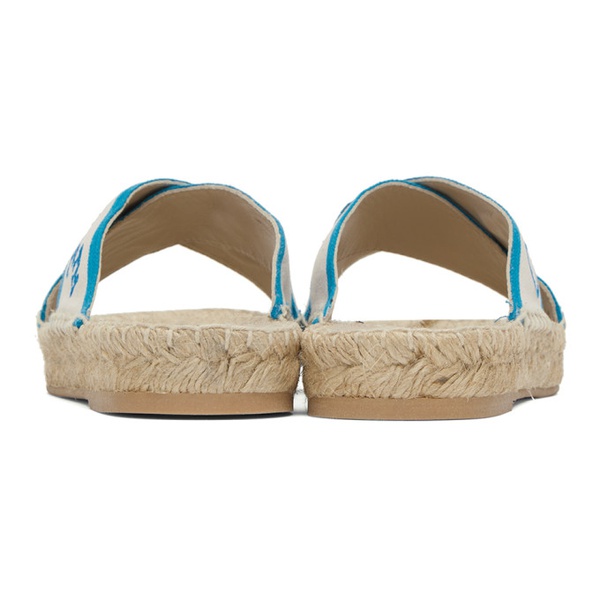  오프화이트 Off-White Blue Bookish Sandals 231607F124002