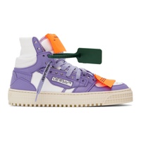 오프화이트 Off-White White & Purple 3.0 Off Court Sneakers 231607F127008