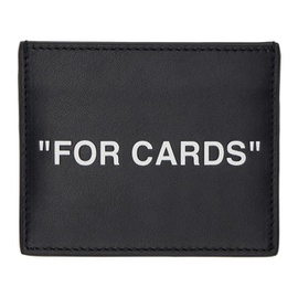 오프화이트 Off-White Black For Cards Card Holder 231607M163000