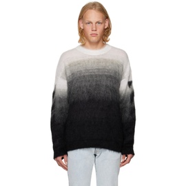 오프화이트 Off-White Black Striped Sweater 231607M201004