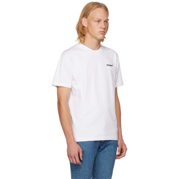  오프화이트 Off-White White Helvetica T-Shirt 231607M213003