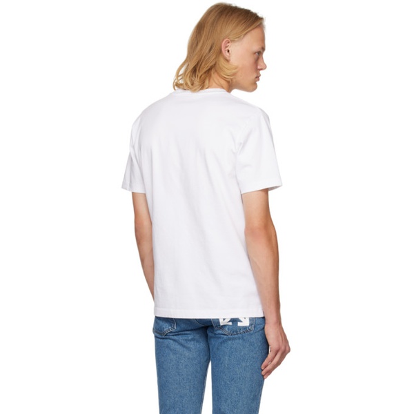  오프화이트 Off-White White Helvetica T-Shirt 231607M213003