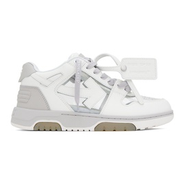 오프화이트 Off-White Gray & White Out Of Office Sneakers 231607M237067