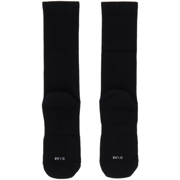  11 바이 보리스 비잔 사베리 11 by 보리스 비잔 사베리 Boris Bidjan Saberi Three-Pack Black Calf-High Socks 231610M220000