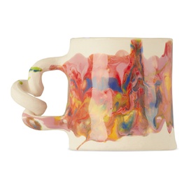 Harlie Brown Studio Multicolor Melted Marble Wiggle Mug 231610M804016
