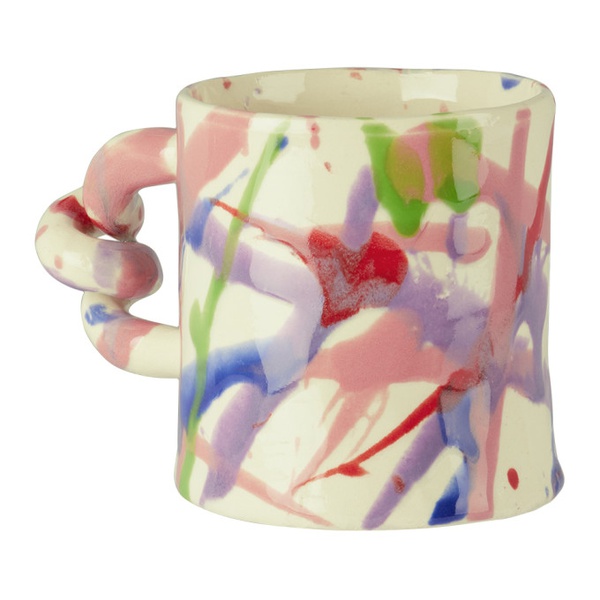  Harlie Brown Studio Multicolor Splatter Me Like Pollock Wiggle Mug 231610M804017