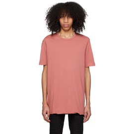 보리스 비잔 사베리 Boris Bidjan Saberi Pink Garment-Dyed T-Shirt 231616M213004