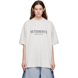 베트멍 VETEMENTS 오프화이트 Off-White Limited 에디트 Edition T-Shirt 231669F110010