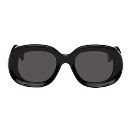 로에베 LOEWE Black Oval Sunglasses 231677F005059