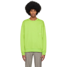 우영미 WOOYOUNGMI Green Printed Sweatshirt 231704M204003