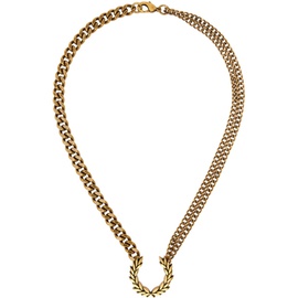 Fred Perry Gold Laurel Wreath Necklace 231719M145000