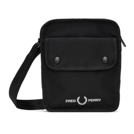 Fred Perry Black Branded Messenger Bag 231719M170002