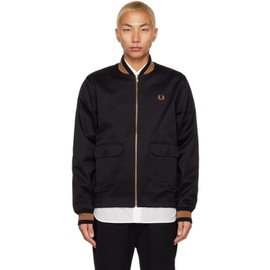 Fred Perry Black J4851 Tennis Bomber Jacket 231719M180002