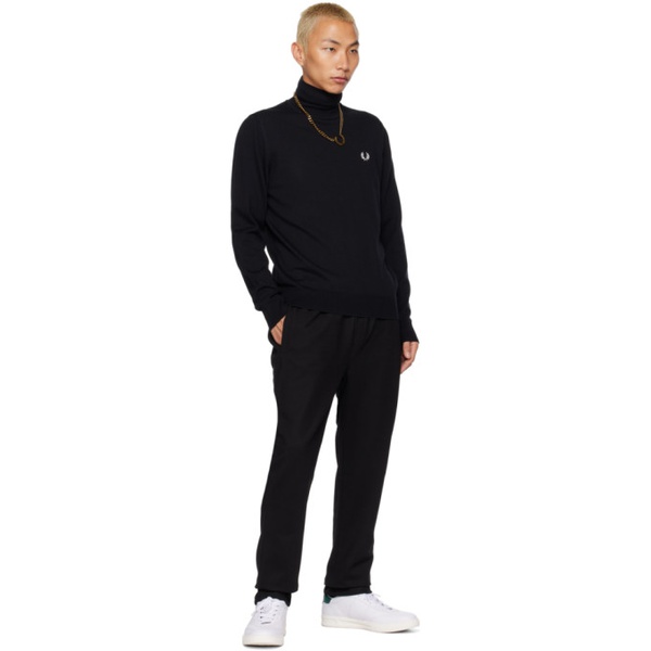 Fred Perry Black T6500 Lounge Pants 231719M190003