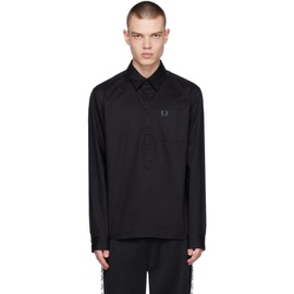 Fred Perry Black Overhead Shirt 231719M192027