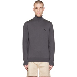 Fred Perry Gray Roll Neck Turtleneck 231719M204003