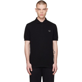 Fred Perry Black Embroidered Polo 231719M212011