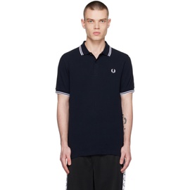 Fred Perry Navy Twin Tipped Polo 231719M212043