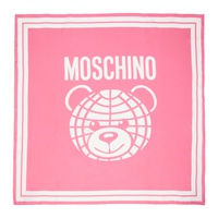 모스키노 Moschino Pink Jacquard Scarf 231720F029001