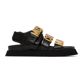 모스키노 Moschino Black Couture Sandals 231720F124051